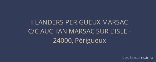H.LANDERS PERIGUEUX MARSAC