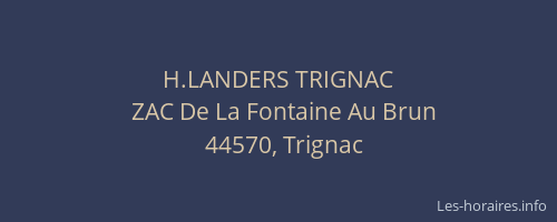 H.LANDERS TRIGNAC