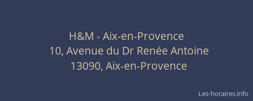 H&M - Aix-en-Provence