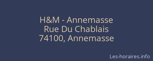 H&M - Annemasse