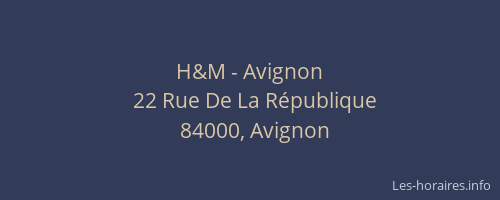 H&M - Avignon