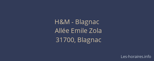 H&M - Blagnac