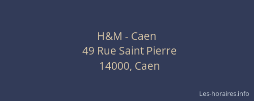 H&M - Caen