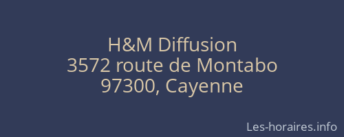 H&M Diffusion