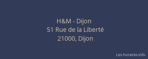 H&M - Dijon