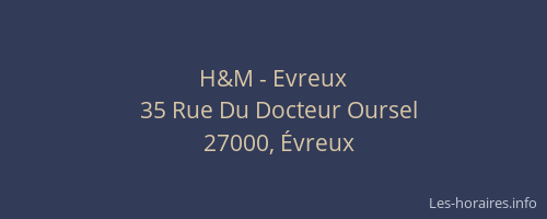 H&M - Evreux