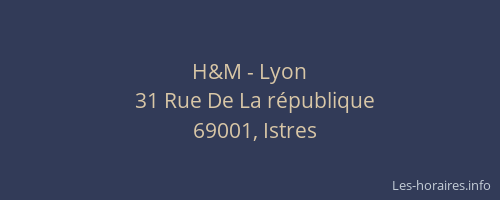 H&M - Lyon