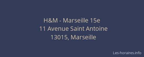 H&M - Marseille 15e