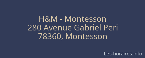 H&M - Montesson
