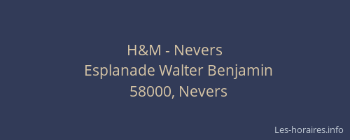H&M - Nevers