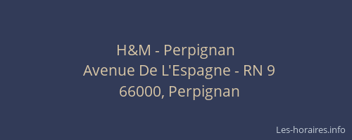 H&M - Perpignan