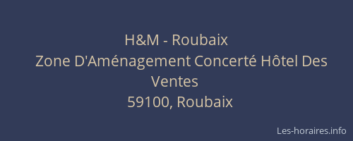 H&M - Roubaix