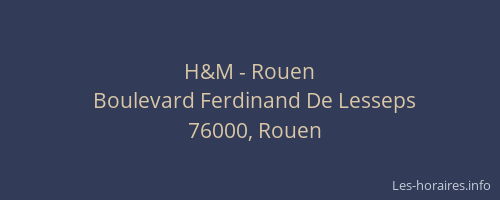 H&M - Rouen