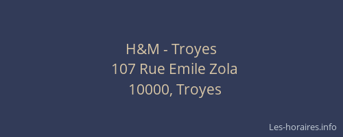 H&M - Troyes