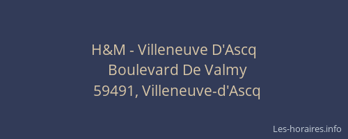 H&M - Villeneuve D'Ascq