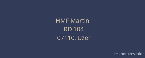 HMF Martin