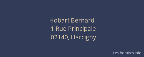 Hobart Bernard