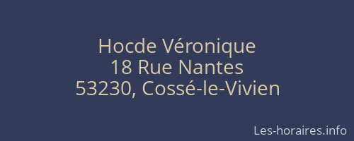 Hocde Véronique