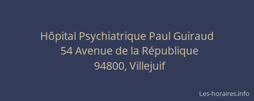 Hôpital Psychiatrique Paul Guiraud
