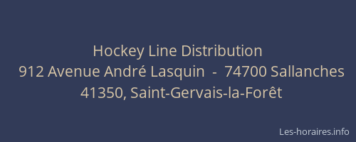 Hockey Line Distribution