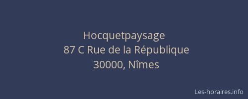 Hocquetpaysage