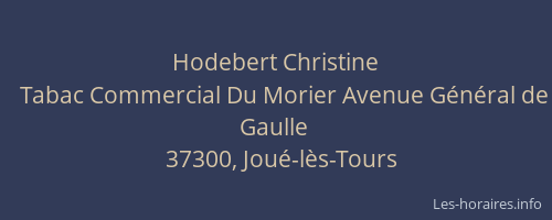 Hodebert Christine