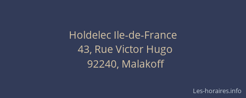 Holdelec Ile-de-France