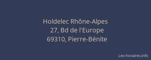 Holdelec Rhône-Alpes