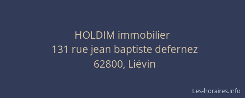 HOLDIM immobilier