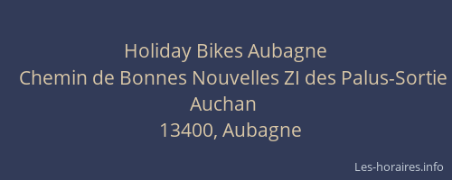 Holiday Bikes Aubagne