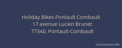 Holiday Bikes Pontault Combault