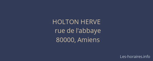 HOLTON HERVE