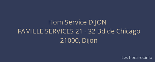 Hom Service DIJON