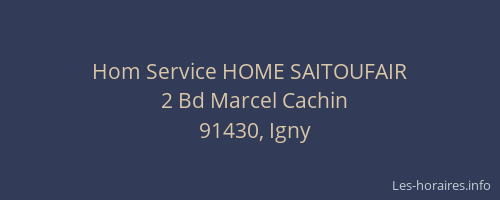 Hom Service HOME SAITOUFAIR