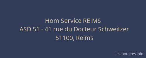 Hom Service REIMS