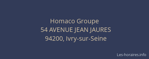 Homaco Groupe