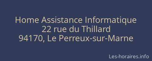 Home Assistance Informatique