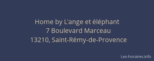 Home by L'ange et éléphant