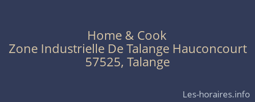 Home & Cook