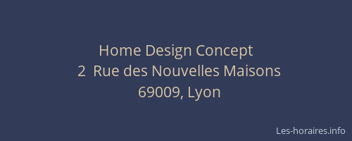 Home Design Concept