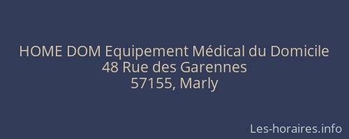 HOME DOM Equipement Médical du Domicile