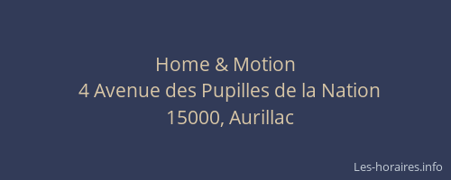 Home & Motion