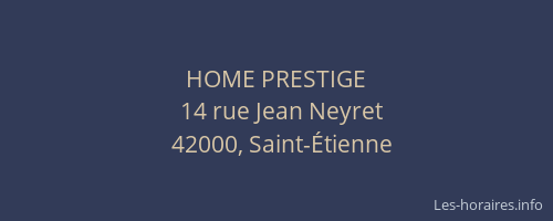 HOME PRESTIGE