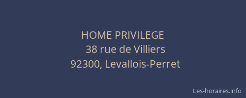 HOME PRIVILEGE