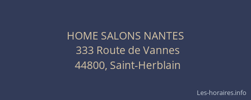 HOME SALONS NANTES