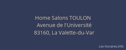 Home Salons TOULON