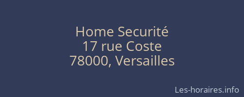 Home Securité