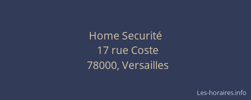 Home Securité