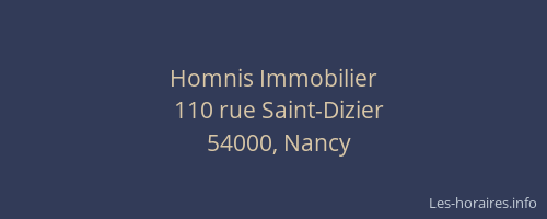 Homnis Immobilier