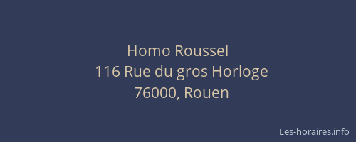 Homo Roussel